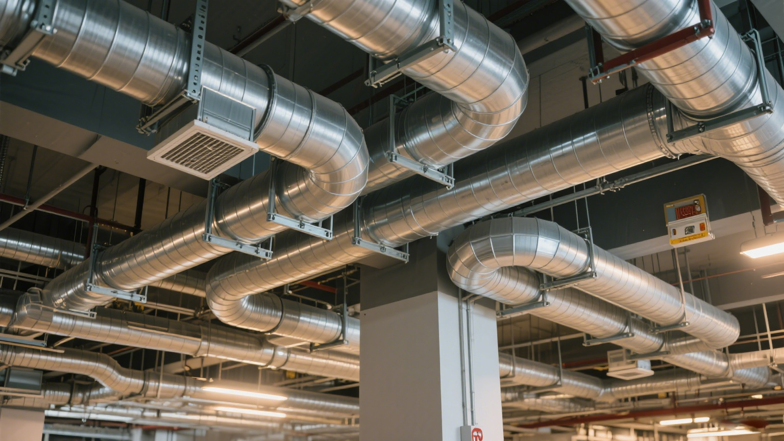 通風(fēng)管道在地下停車場(chǎng)的工程案例